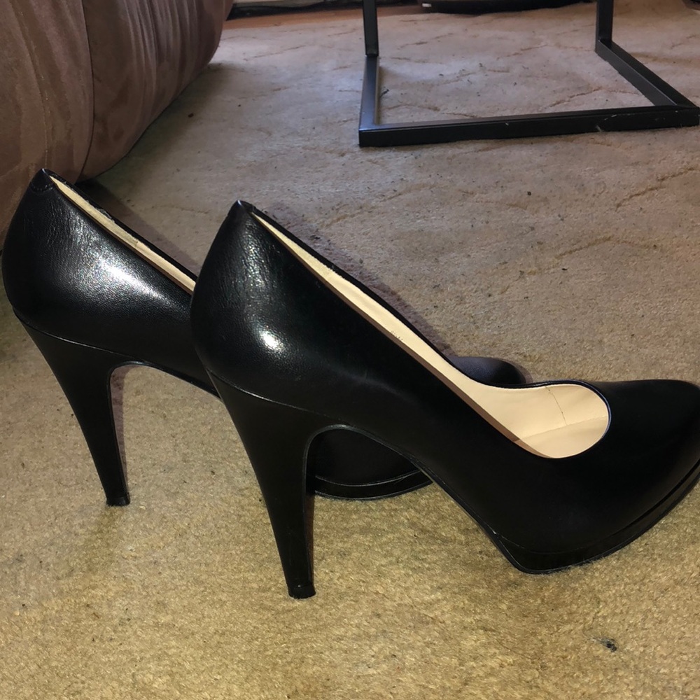 Black heels.